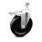 Service Caster 6 Inch Phenolic Swivel 1/2 Inch Threaded Stem Caster with Total Lock Brake SCC SCC-TSTTL20S615-PHR-121315 - alternate 1
